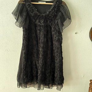 anthropologie style whimsigoth mini dress.
